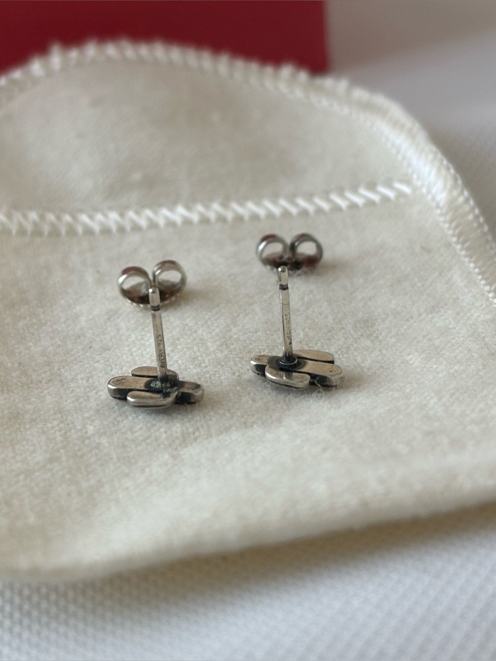RETIRED James Avery Sterling Silver Cactus Set - Ring, Post Earrings, & Charm - Picture 6 of 7